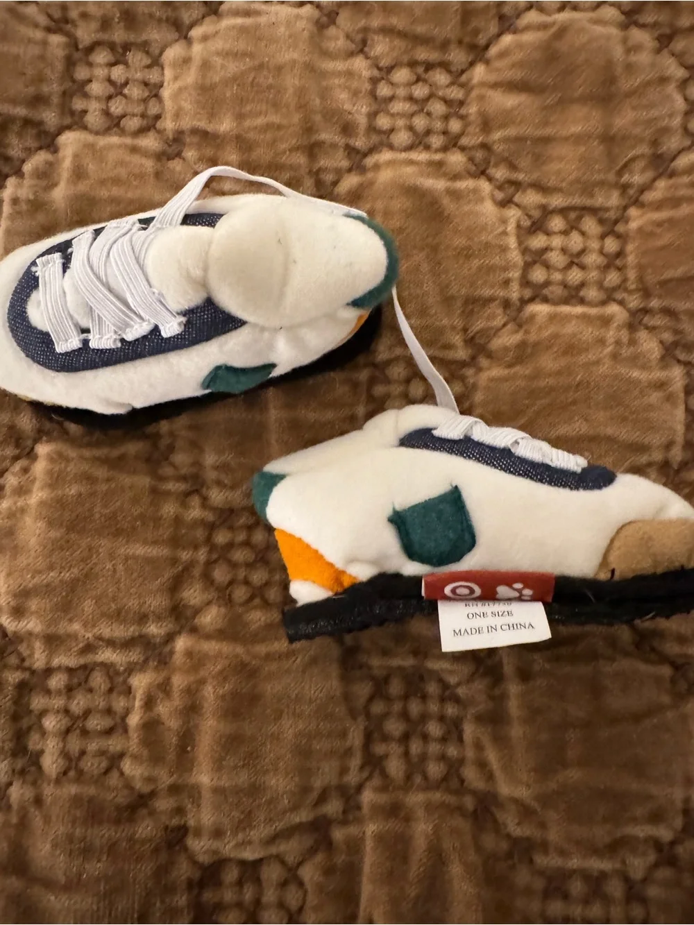 Target White & Navy Cat Sneaker Toy
